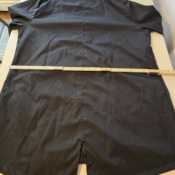 Unbranded Utility Rain Jacket Women's 2XL Black Full Zip Up Hooded NWOT - Picture 14 of 16